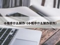 德州小程序什么制作（小程序什么制作软件）