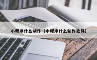 德州小程序什么制作（小程序什么制作软件）