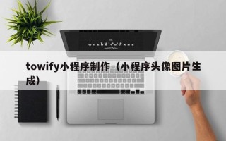 德州towify小程序制作（小程序头像图片生成）
